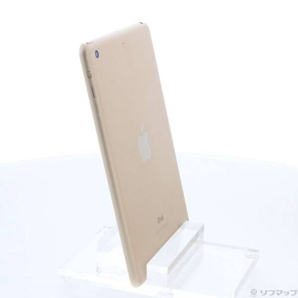 品〕 iPad mini 3 128GB ゴールド MGYK2J／A Wi-Fi【349】 【公式通販】