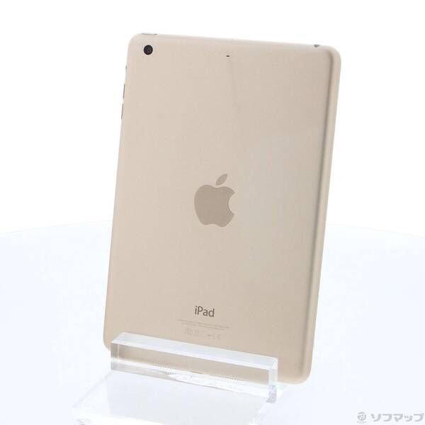 品〕 iPad mini 3 128GB ゴールド MGYK2J／A Wi-Fi【349】 【公式通販】