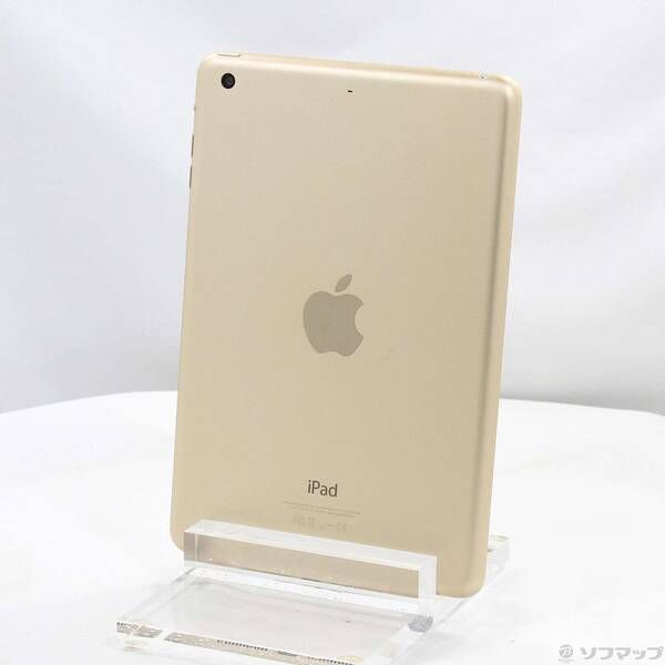 品〕 iPad mini 3 64GB ゴールド FGY92J／A Wi-Fi【305】 【公式通販】