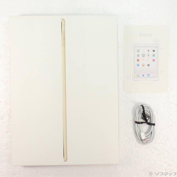 品〕 iPad Air 2 64GB ゴールド MH172J／A docomo【269】