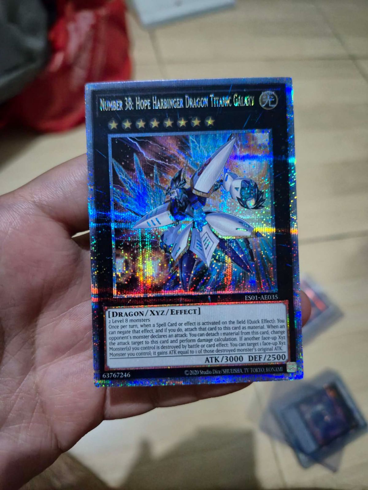 限定SALE，定番人気 遊戯王 No.38 希望魁竜タイタニック・ギャラクシー 泰亜版 25thシークレット 遊戯王OCG デュエルモンスターズ