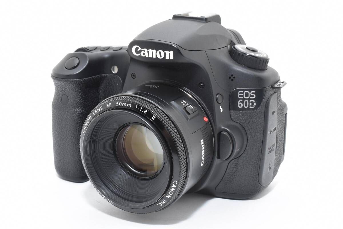 キヤノン Canon EOS 60 D ≪S数9 000回≫ レンズセット EF 50 mm F 1 8 II 2001