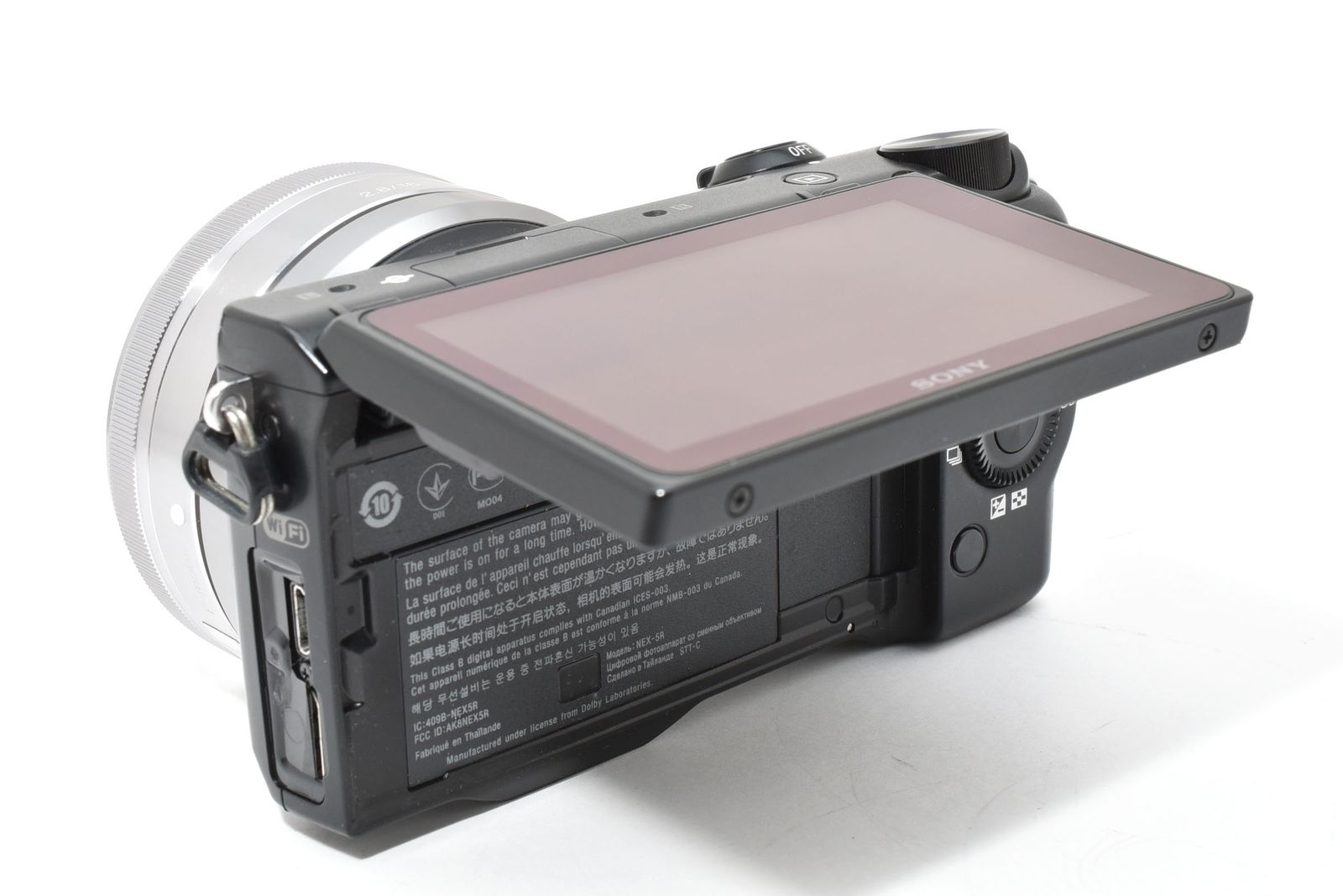  ソニー SONY NEX 5 R ブラック レンズセット ≪S数2 100回 動作光学良好 ≫ E 16 mm F 2 8 0033 ミラーレス一眼 デジタルカメラ