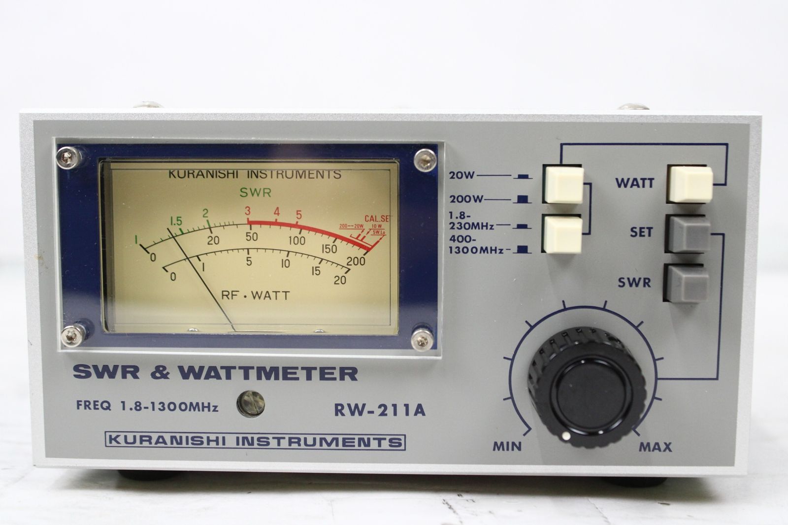クラニシ SWR PWRメーター RW 211 A 1 8 1300 MHz アマチュア無線機 D 04 byebye