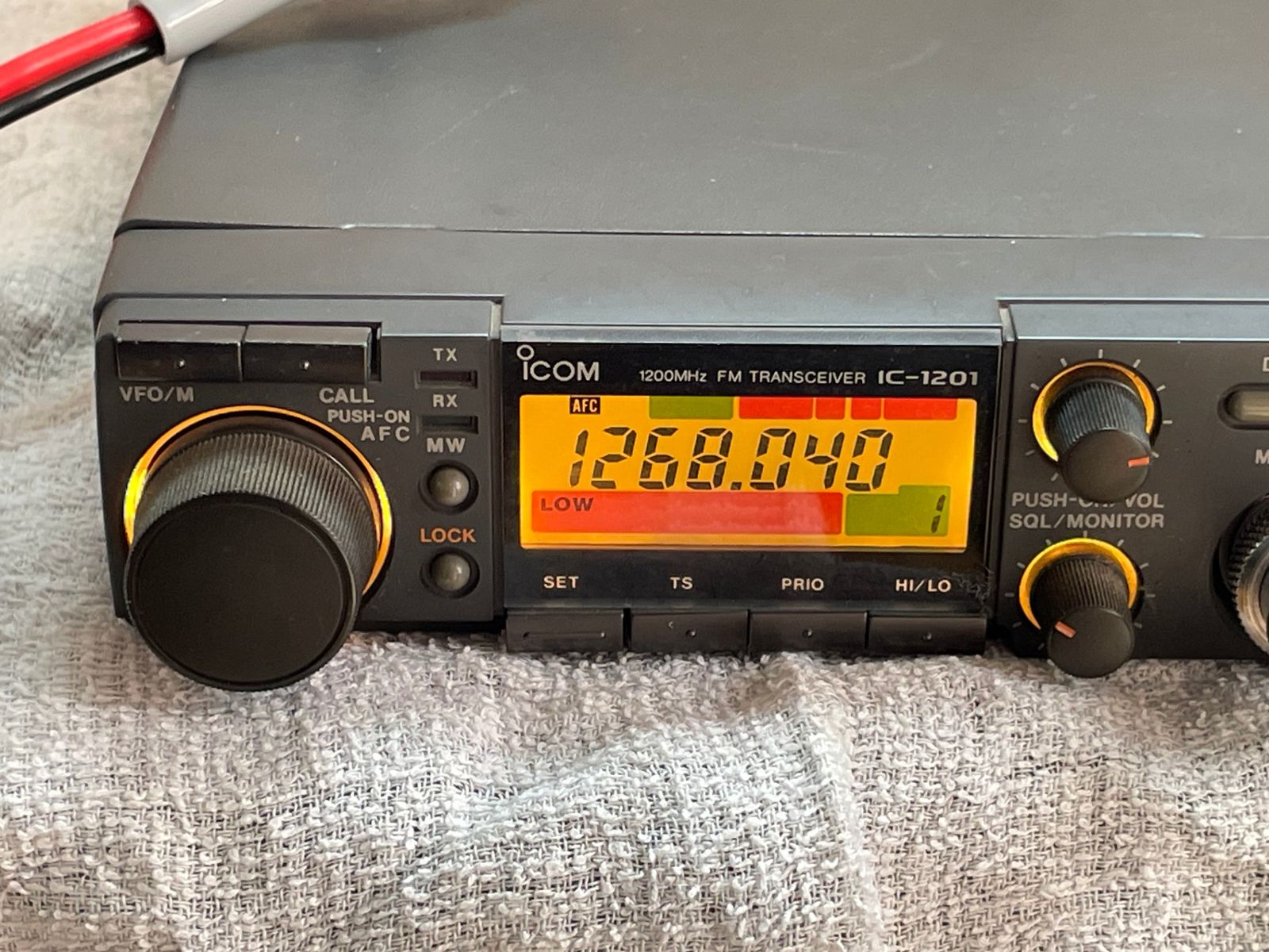 アイコム トランシーバー IC 1201 ICOM アマチュア無線 D A 13 byebye