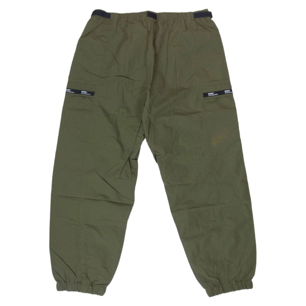 WTAPS ダブルタップス 22 SS 221 BRDT-PTM 02 TRACKS NYLON TUSSAH トラックス トラウザー ナイロン タッサー カーゴ パンツ OLIVE DRAB 2