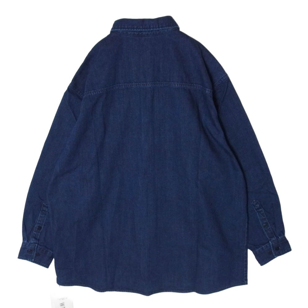 WTAPS ダブルタップス 21AW 212WVDT-SHM05 LS COTTON DENIM ボタン
