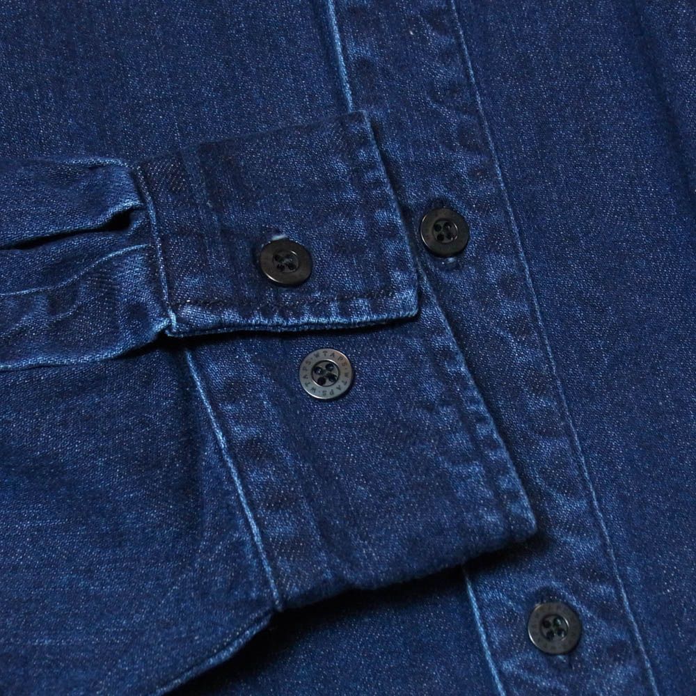 WTAPS ダブルタップス 21AW 212WVDT-SHM05 LS COTTON DENIM ボタン