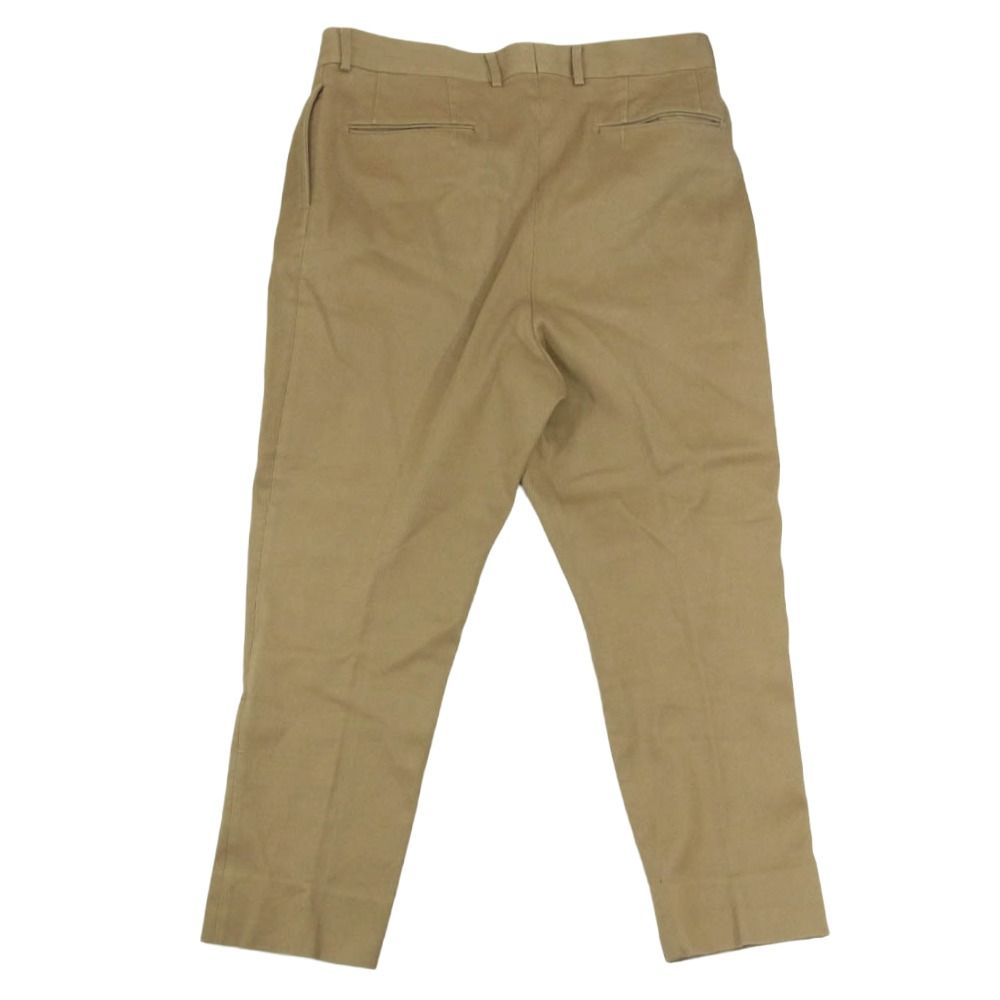 ニート NEAT cotton pique taperd コットンピケ 2タック テーパード パンツ ブラウン系 50