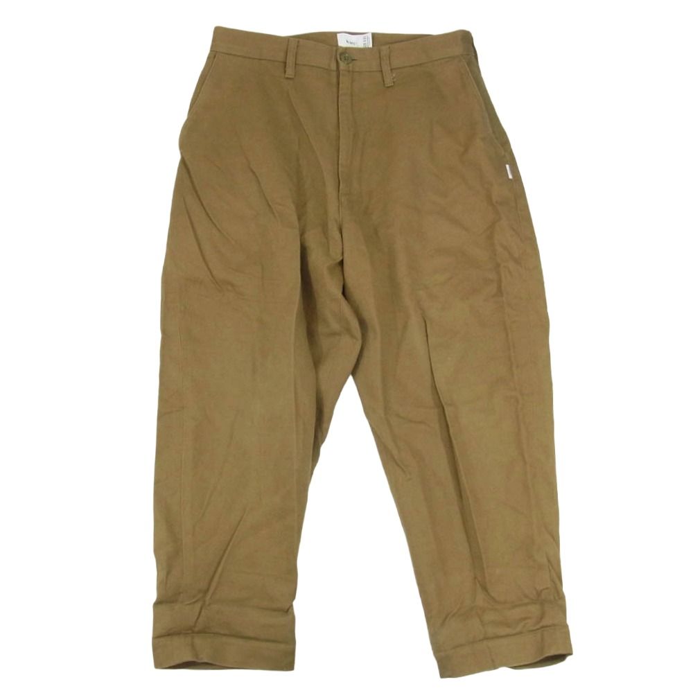 WTAPS ダブルタップス 22 SS 221 BRDT PTM 04 UNION COTTON TWILL ユニオン トラウザーズ コットン ツイル パンツ ブラウン系 X 01