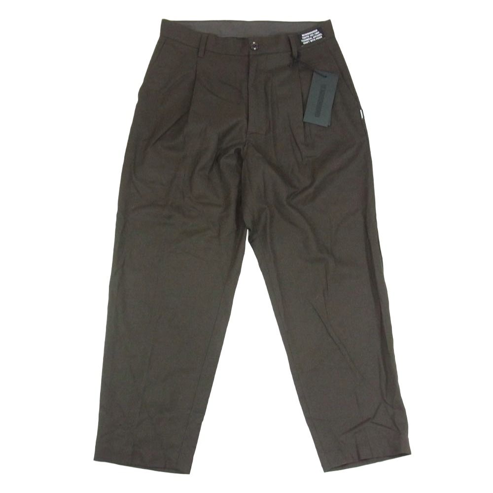 ネイバーフッド 22 AW 222 AQNH PTM 02 TUCK PT WE タック パンツ スラックス ブラウン系 S