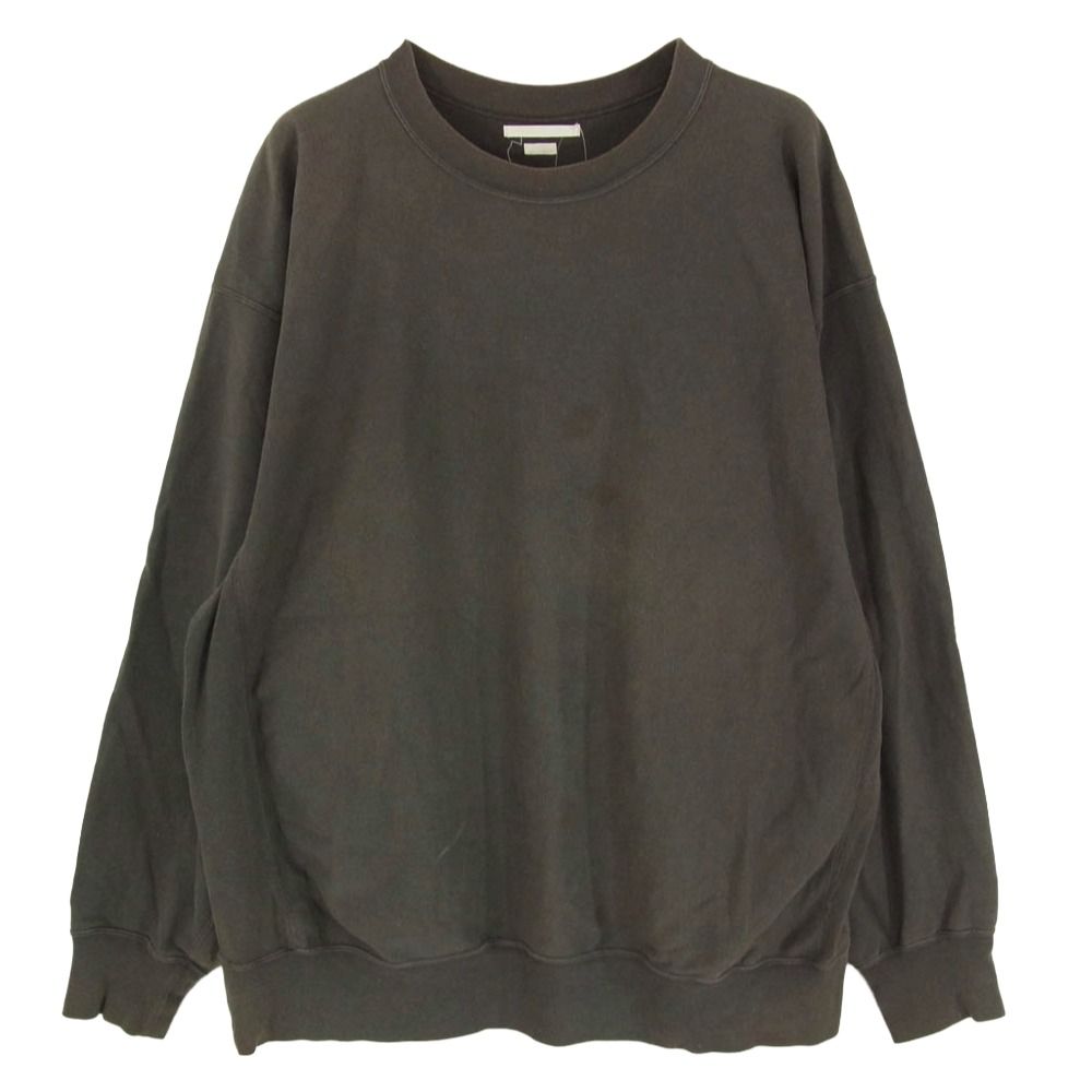 blurhms ブラームス 23SS BHS23S027 Light Sweat Crew-neck P/O ライト 