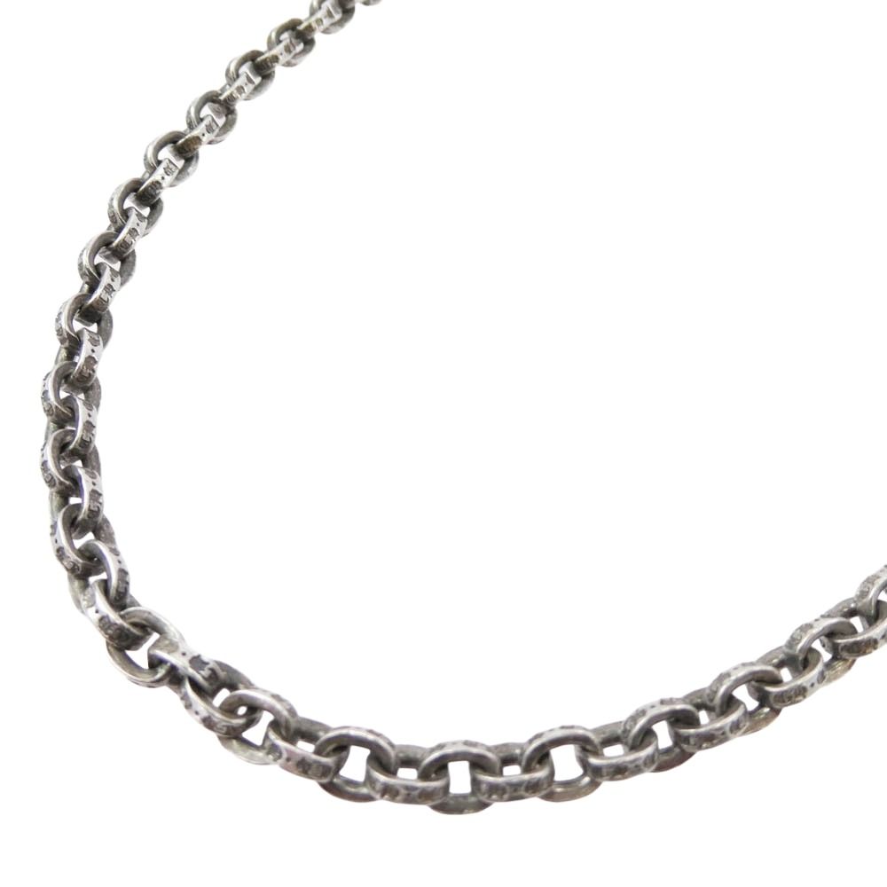 CHROME HEARTS クロムハーツ 原本無 20 inch PAPER CHAIN ペーパーチェーン 20インチ シルバー ネックレス シルバー系