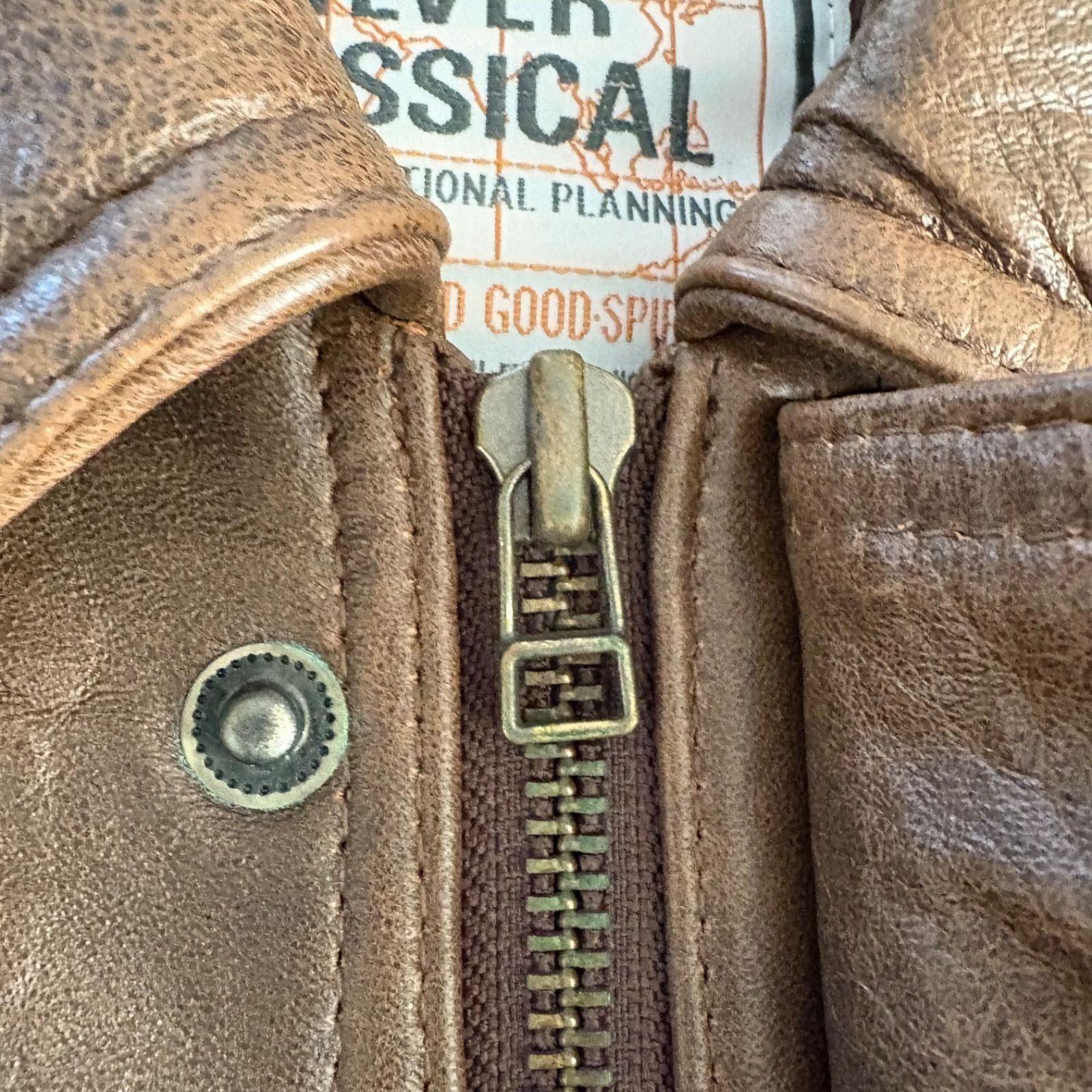 VINTAGE ヴィンテージ G-1 レザーフライトジャケット YKKジップ