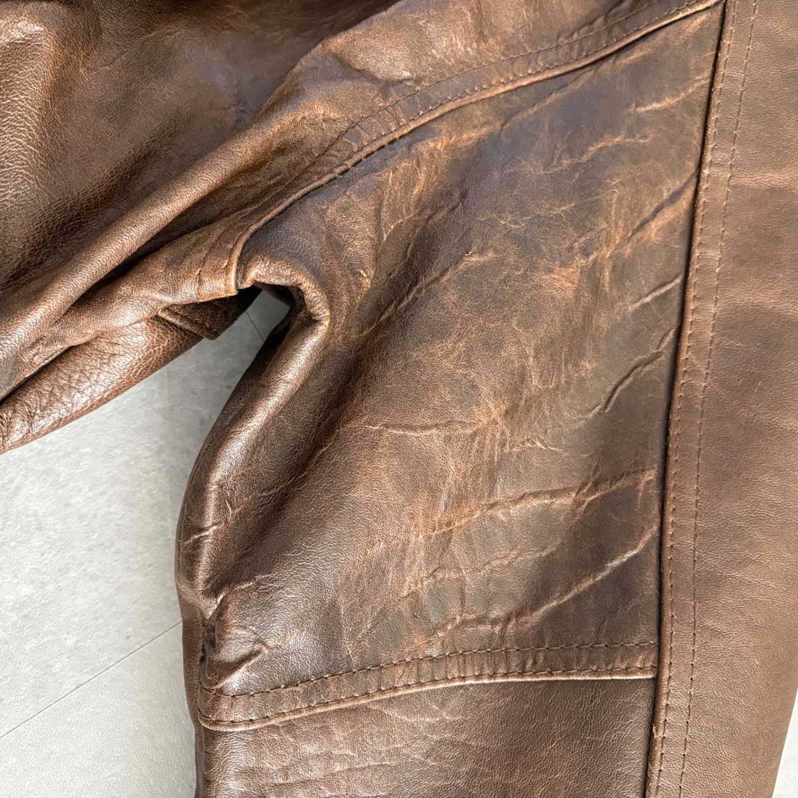 VINTAGE ヴィンテージ G-1 レザーフライトジャケット YKKジップ