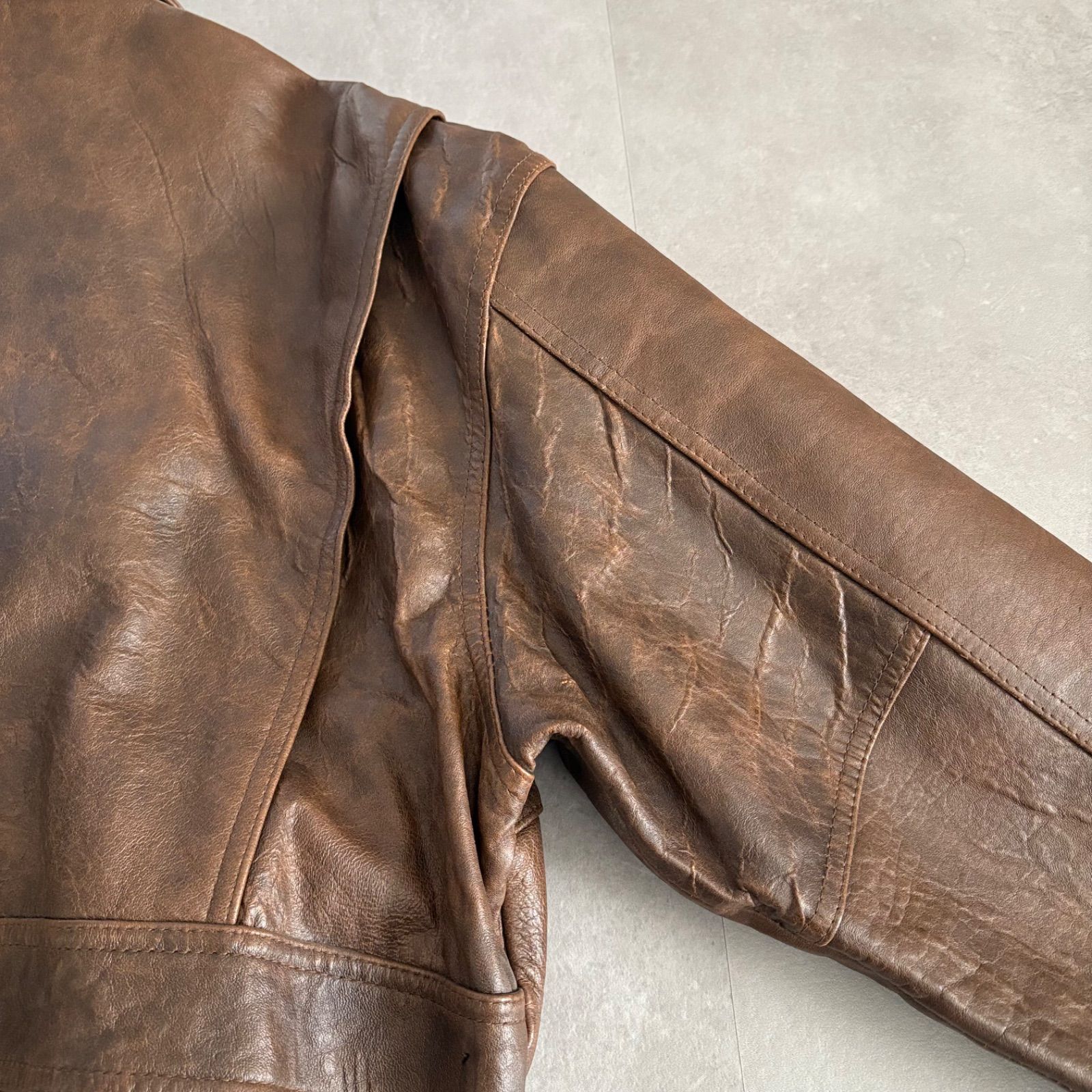 VINTAGE ヴィンテージ G-1 レザーフライトジャケット YKKジップ