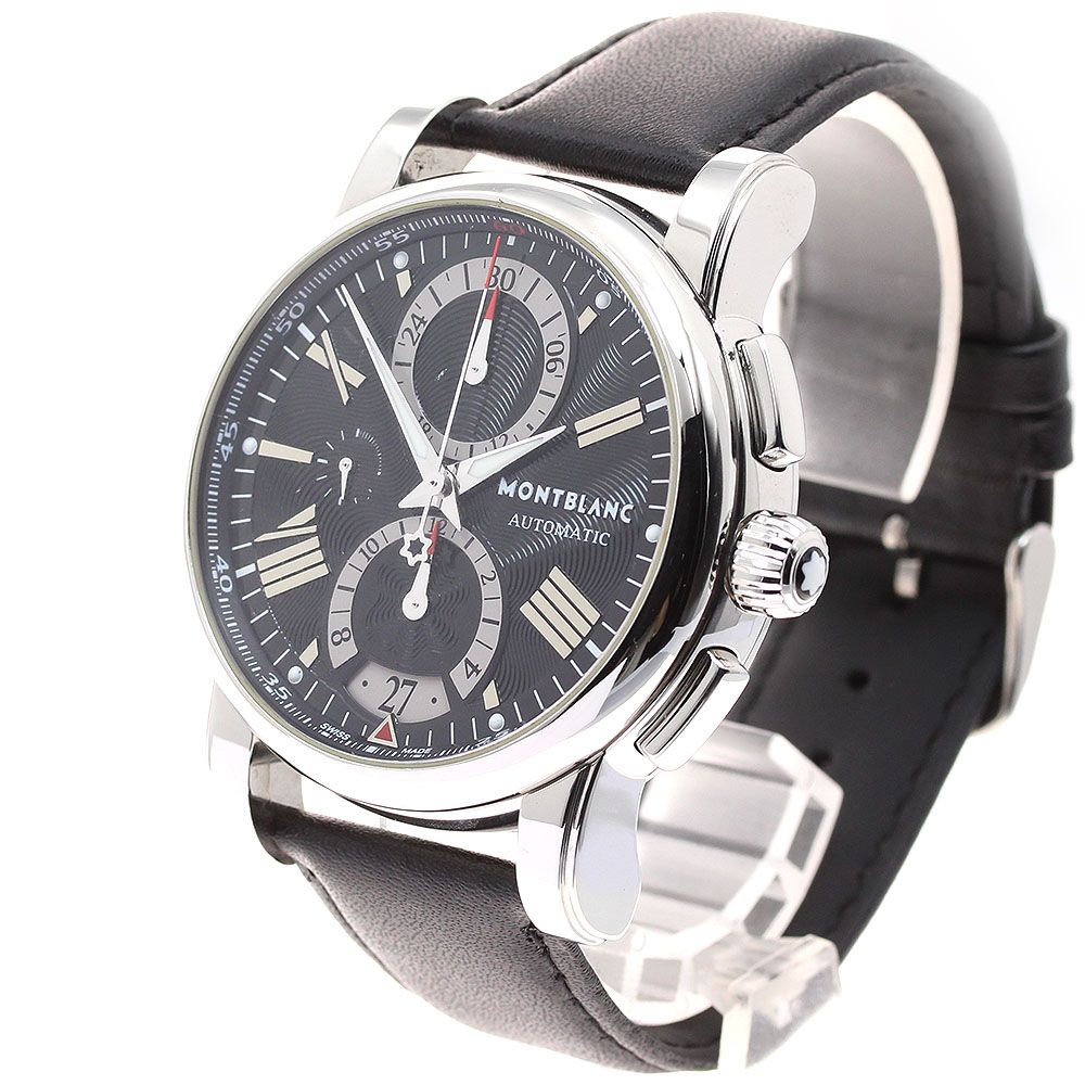モンブラン MONTBLANC 7104 スター クロノグラフ 自動巻き メンズ美品_