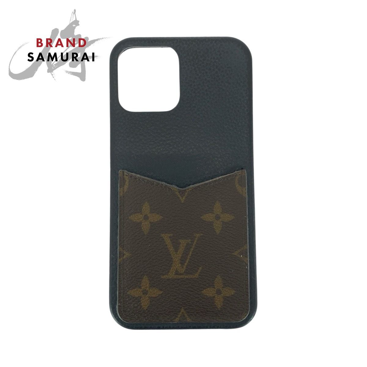 LOUIS VUITTON ルイヴィトン モノグラム iPhone 12 ProMax ブラウン ブラック PVC レザー iPhoneケース 男女兼用 レディース 506228