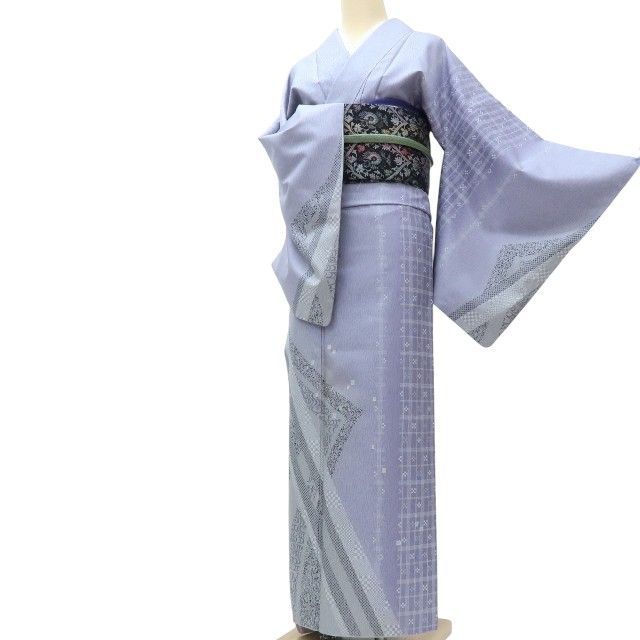 百華❀Y4132◇美品 正絹 作家物落款 大島紬 手縫い仕立て トール