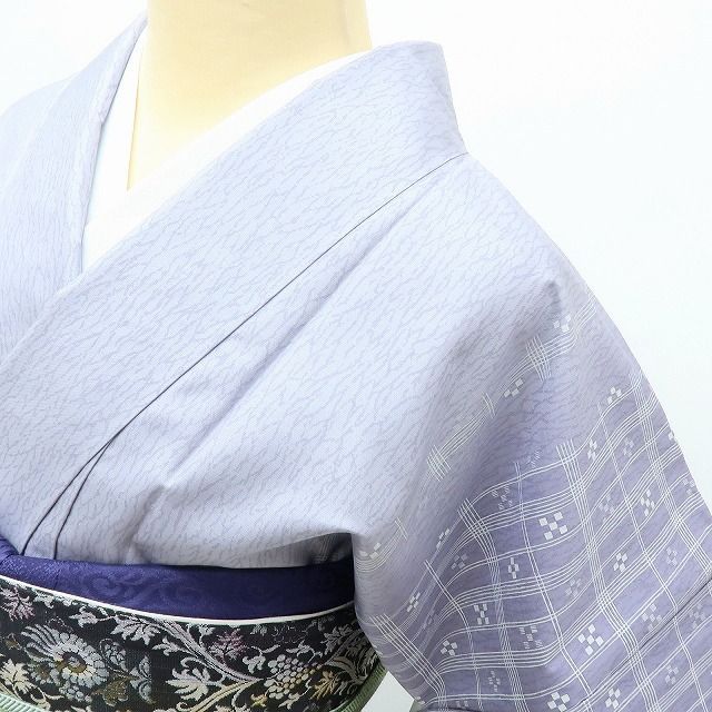 百華❀Y4132◇美品 正絹 作家物落款 大島紬 手縫い仕立て トール