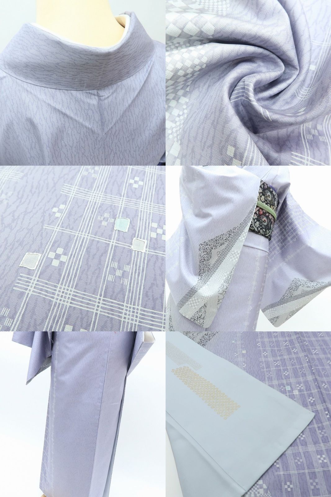 百華❀Y4132◇美品 正絹 作家物落款 大島紬 手縫い仕立て トール