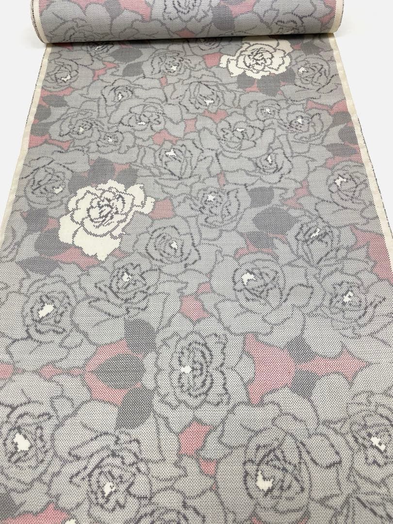 本場大島紬 白大島 丸宮織物 通産大臣指定伝統的 正絹 反物 T 9148