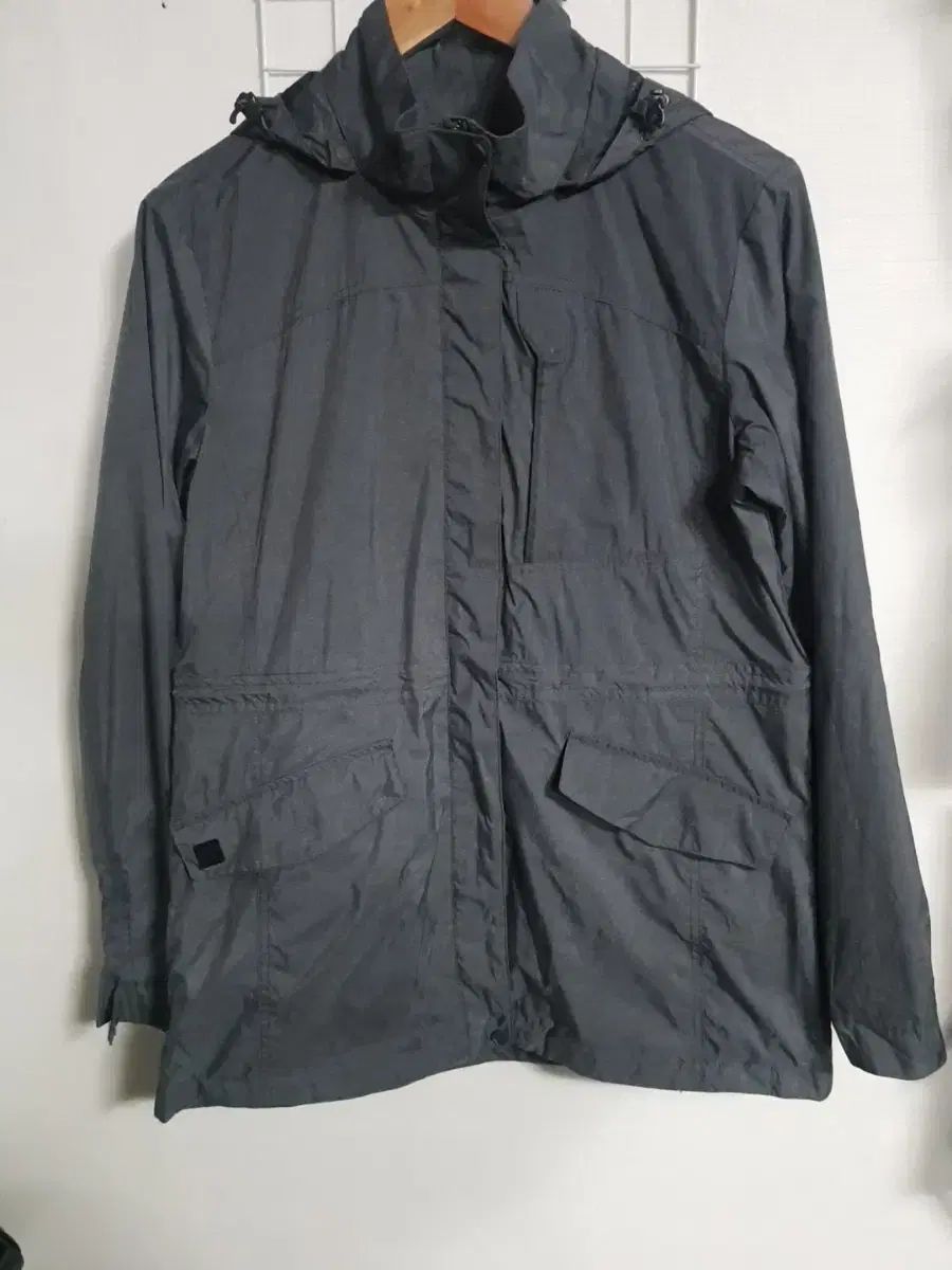 crewre リバーフーデッドミドルコート ライトグレー size1