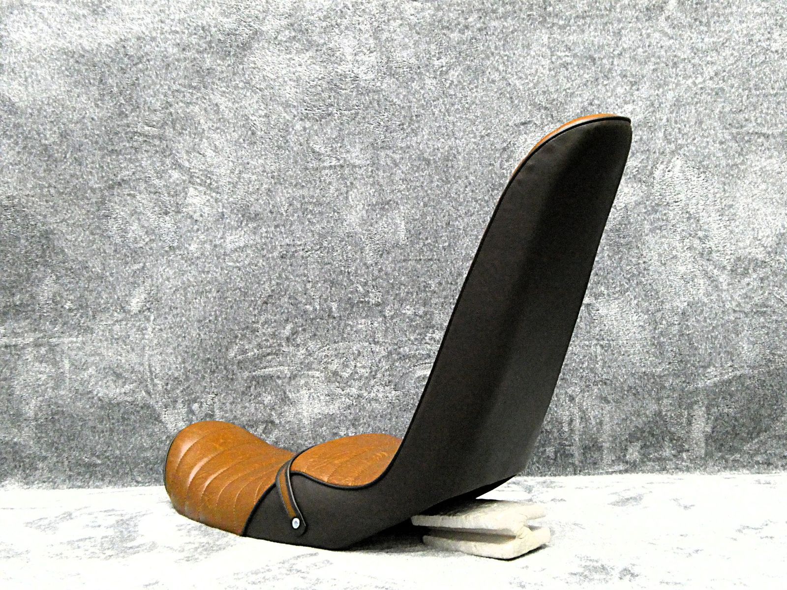 ZRX400 茶ツートン 60cm 三段シート/ブラウン 補強入り