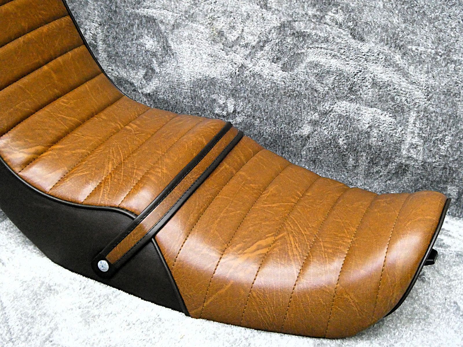 ZRX400 茶ツートン 60cm 三段シート/ブラウン 補強入り