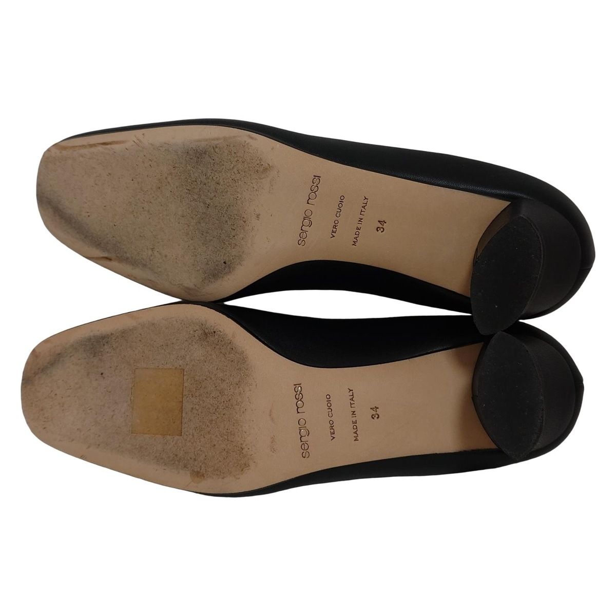 sergio rossi(セルジオロッシ) パンプス 34 レディース - 黒 レザー