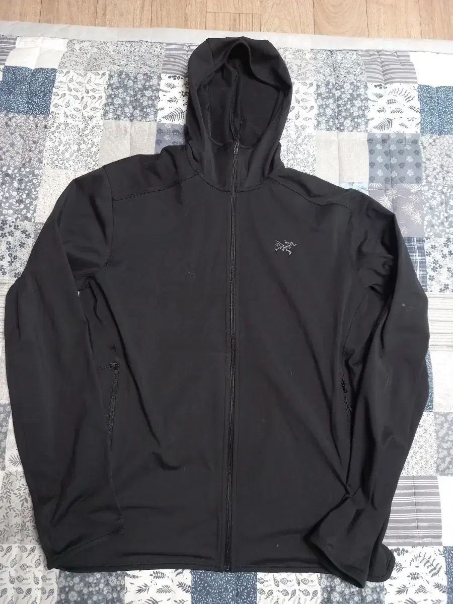 ARC TERYX アークテリクス カイアナイト ブラック フードジップアップ L 実寸105