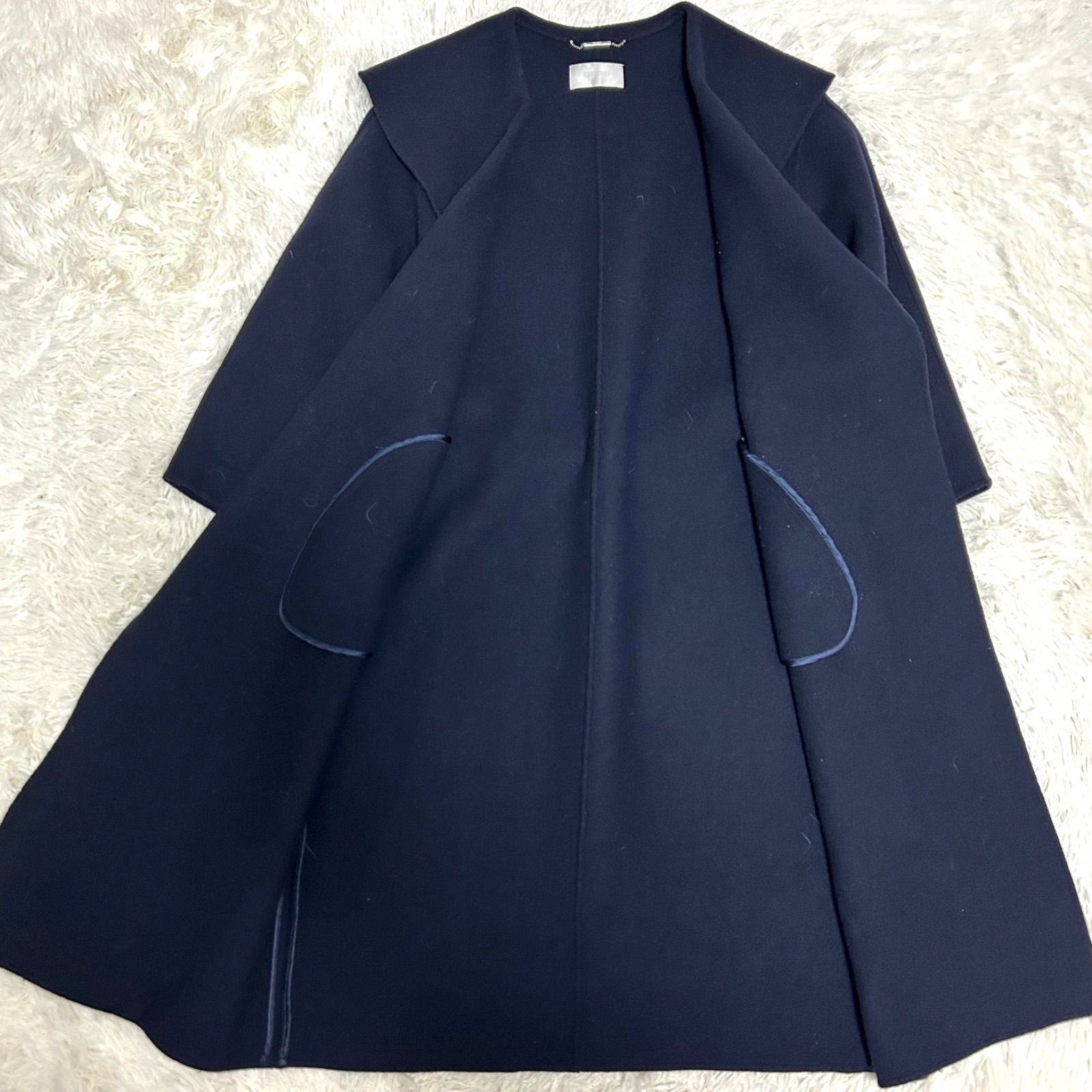 CELFORD セルフォード 丈100cm超 ショールカラー 女優襟 ウール ロング