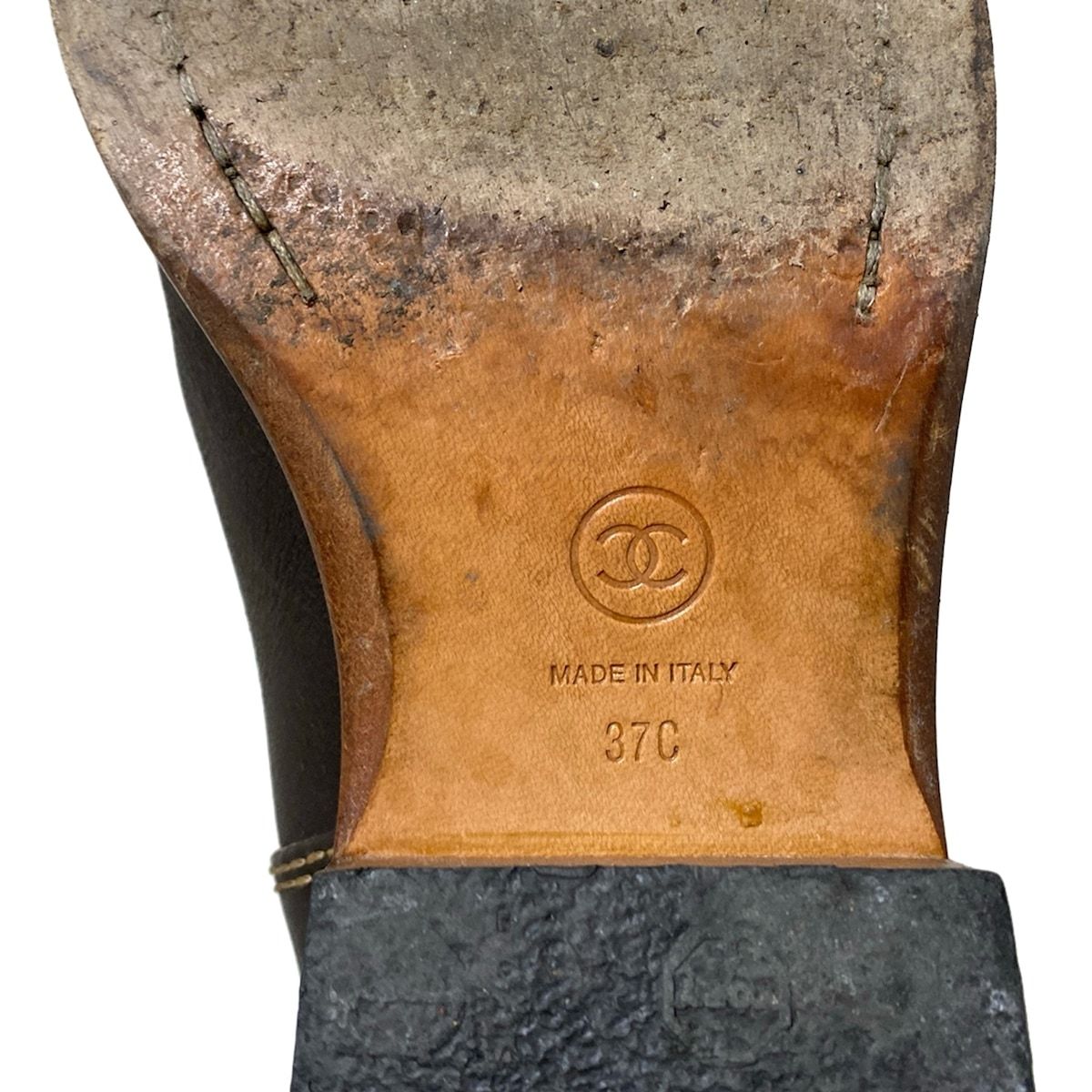 CHANEL(シャネル) ブーツ 37 C レディース - G29958 ダークブラウン