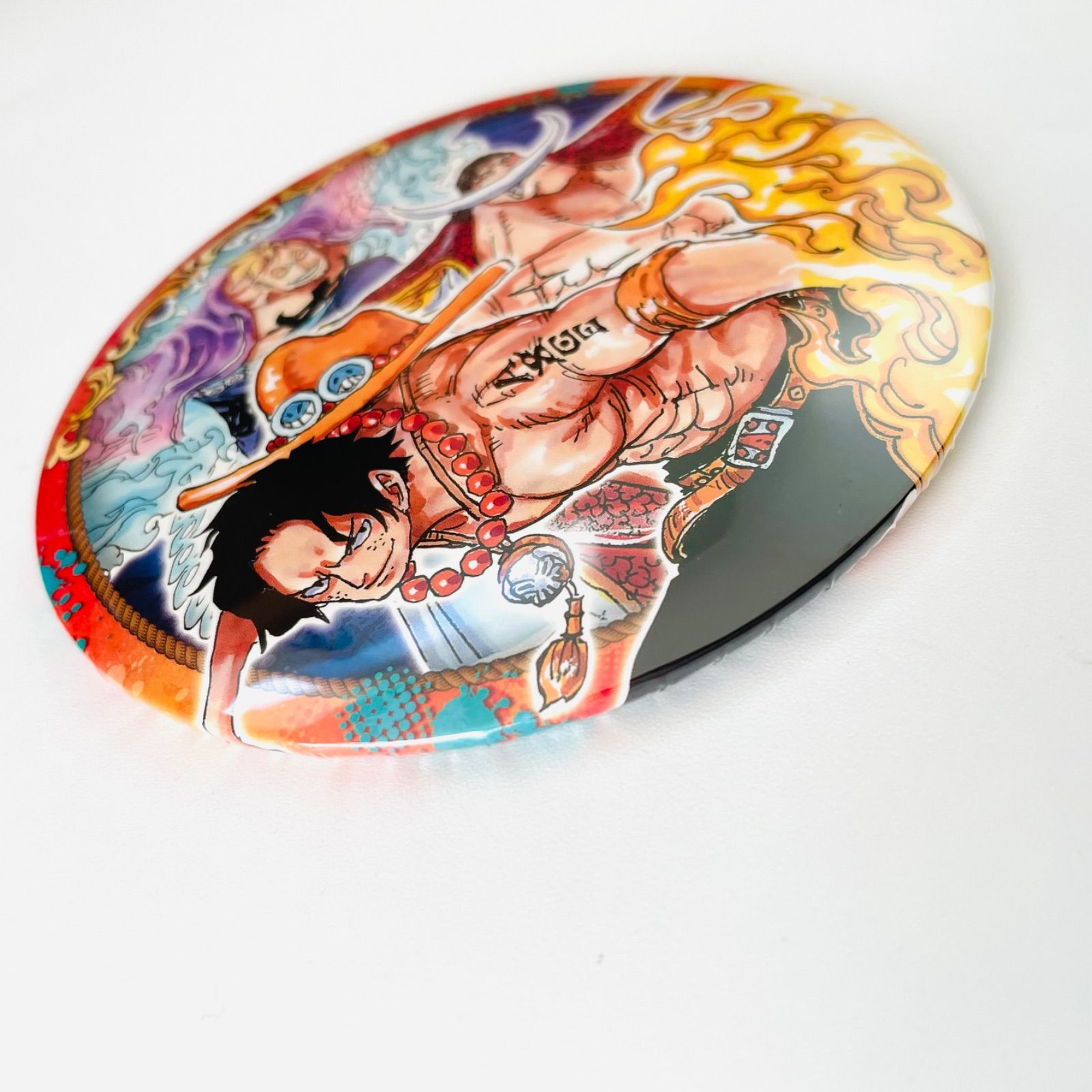 ONEPIECE 20周年 記念缶バッジ エース マルコ 【新品未使用】 ONE PIECE ワンピース BIG 缶バッジ 最強トリオ 白ひげ海賊団 エース