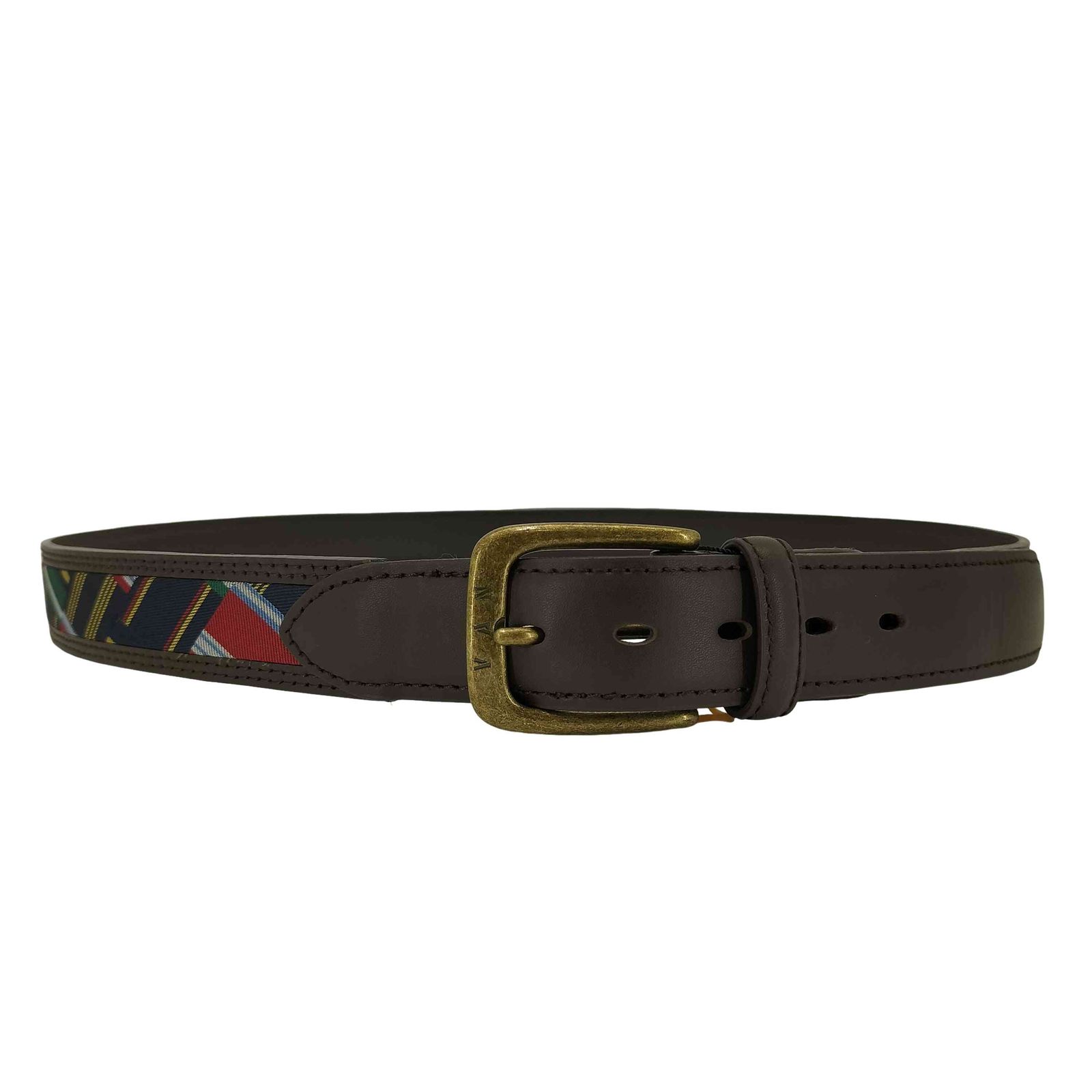 ヴァンヂャケット VAN JAC シルク切替レザーベルト メンズ 表記無 