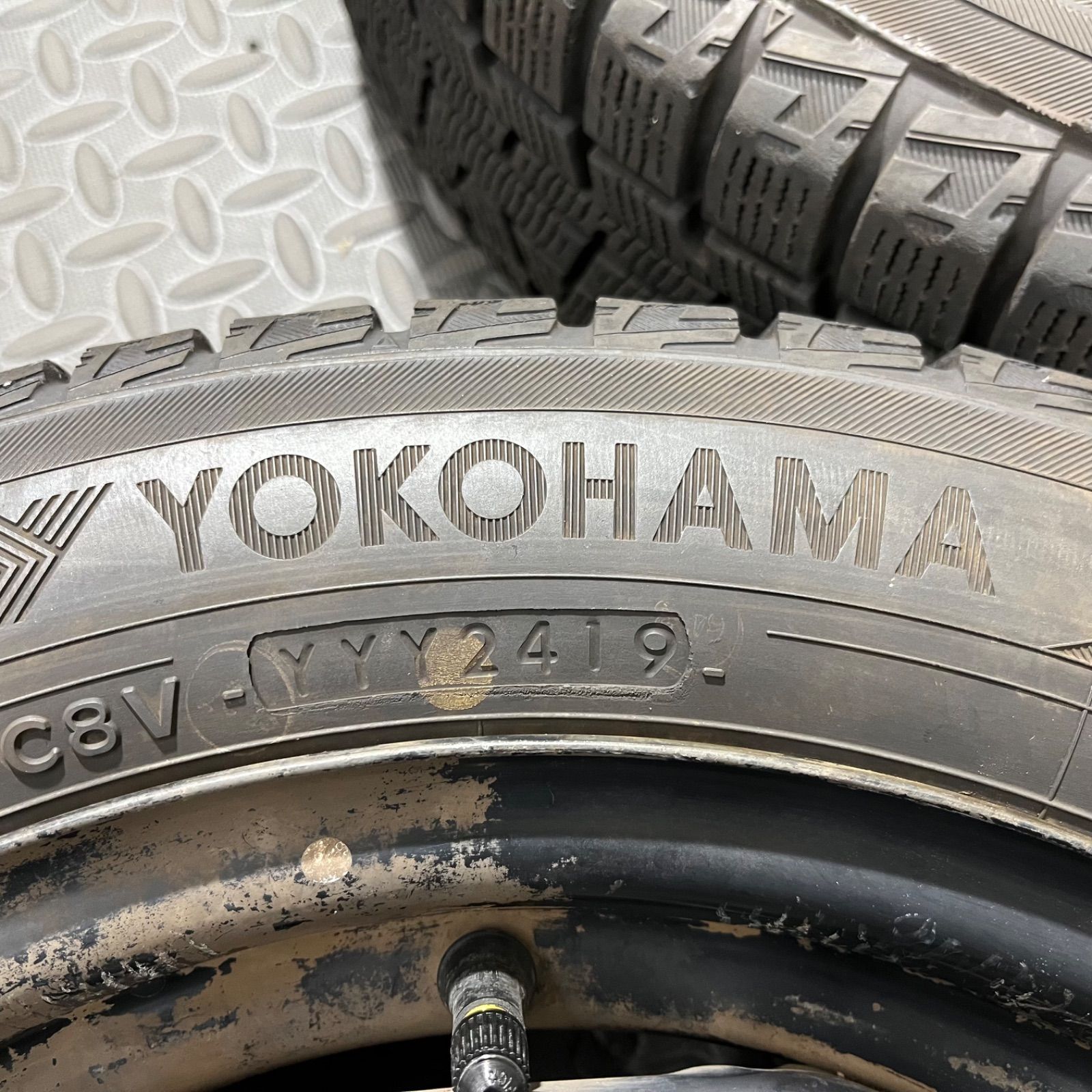  19年製 155 65 R 14 ヨコハマ アイスガードIG 50 ダイハツ タント ムーヴ ミラ コンテ スタッドレスタイヤ 冬タイヤ 1286 14インチ タイヤ ホイールセット