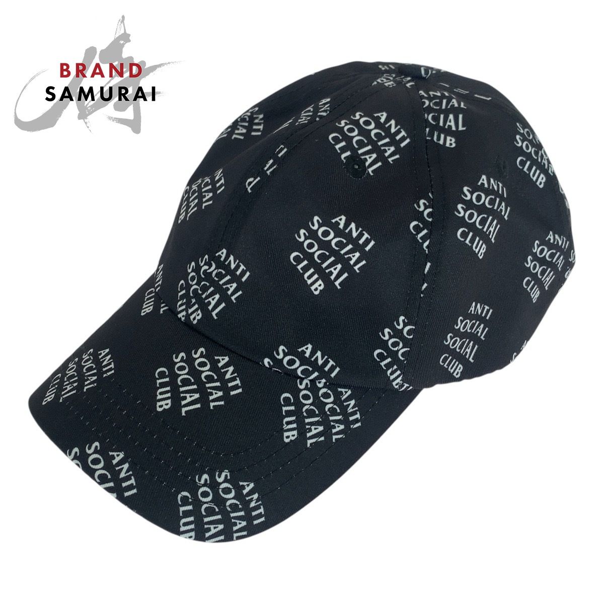 ANTI SOCIAL CLUB アンチソーシャルソーシャルクラブ ASSC ブラック 黒 ホワイト コットン キャップ 男女兼用 506191