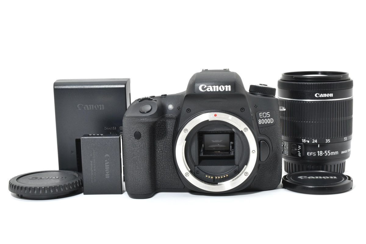 美品 Canon EOS 8000D EFS 18-55mm セット 箱あり Amazon.co.jp: Canon