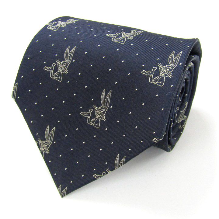 ルーニーテューンズ ブランド ネクタイ バッグス・バニー キャラ柄