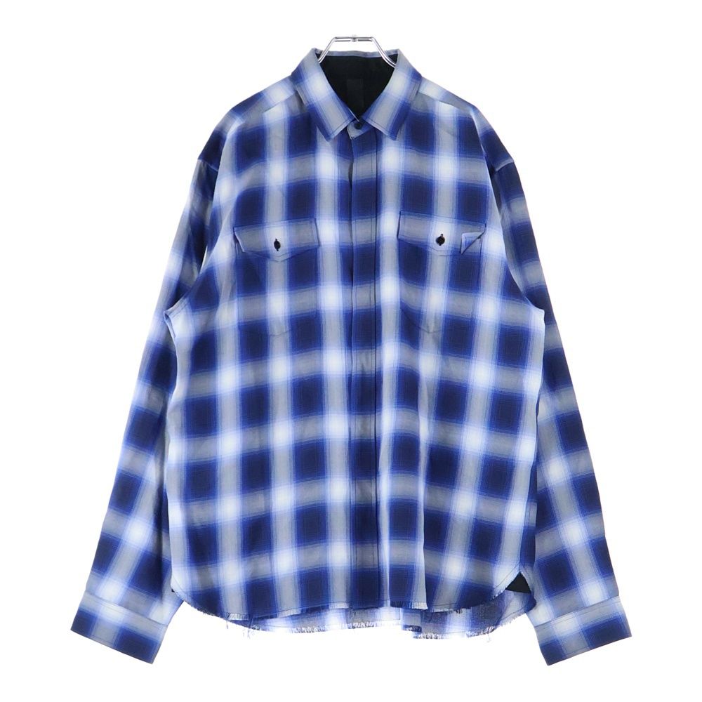 cvtvlist (カタリスト) 21AW ボタンレス カットオフ オンブレチェック