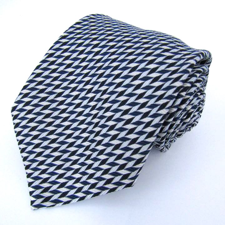 ブリオーニ ブランド ネクタイ チェック柄 格子柄 シルク イタリア製 PO メンズ ネイビー Brioni