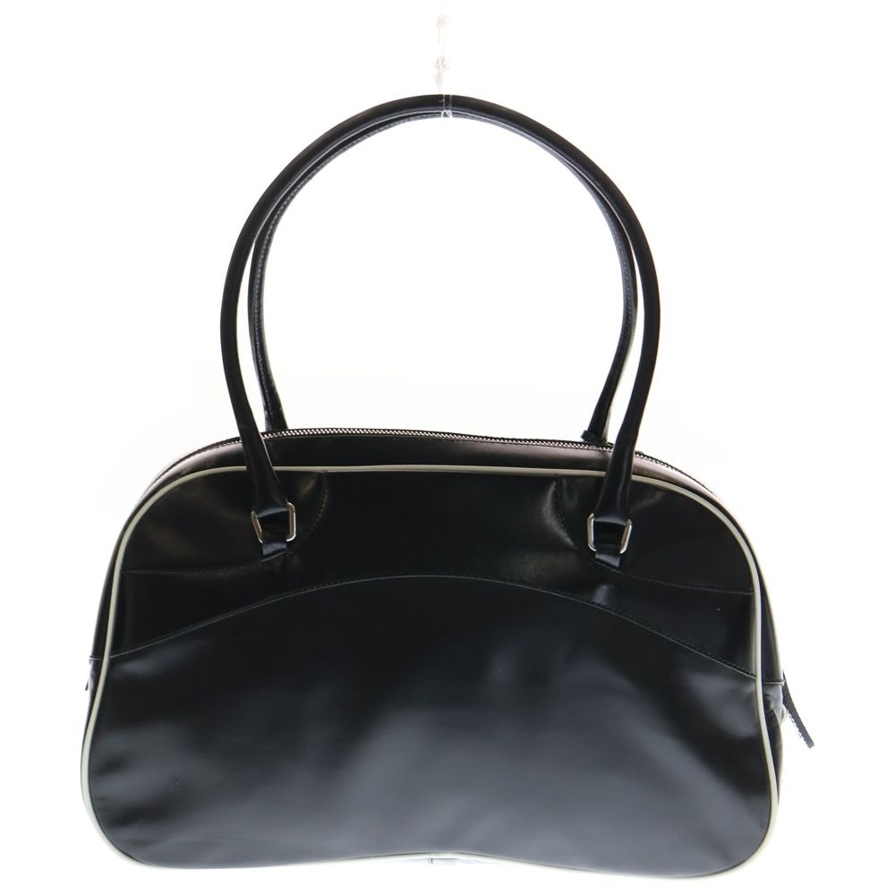 ◯PRADA プラダ ボーリングバッグ ハンドバッグ レザー 色 白 黒 PRADA (プラダ) ボーリングバッグ ハンドバッグ ブラック×ホワイト