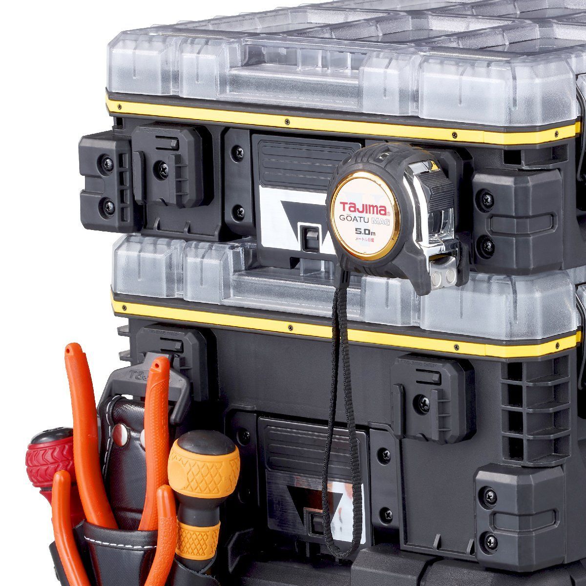  タジマ tajima セフパーツボックスL TB-PBOXL 防じん 防水 IP 65準拠 工具箱 ツールボックス 道具箱 工具 収納 大工 建設 設備 電工 工具差 その他 特殊工具