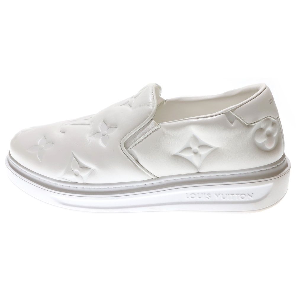 LOUIS VUITTON ルイヴィトン ビバリーヒルズライン モノグラムジャイアント スリッポン レザースニーカー ホワイト 1 A 9 K 6 25 cm