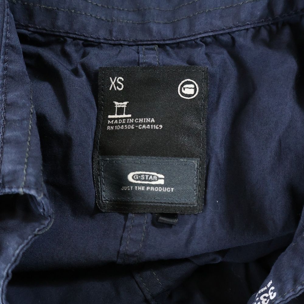  G STAR RAW ジースターロウ ドローコード付き 半袖 ワンピース ネイビー その他 その他
