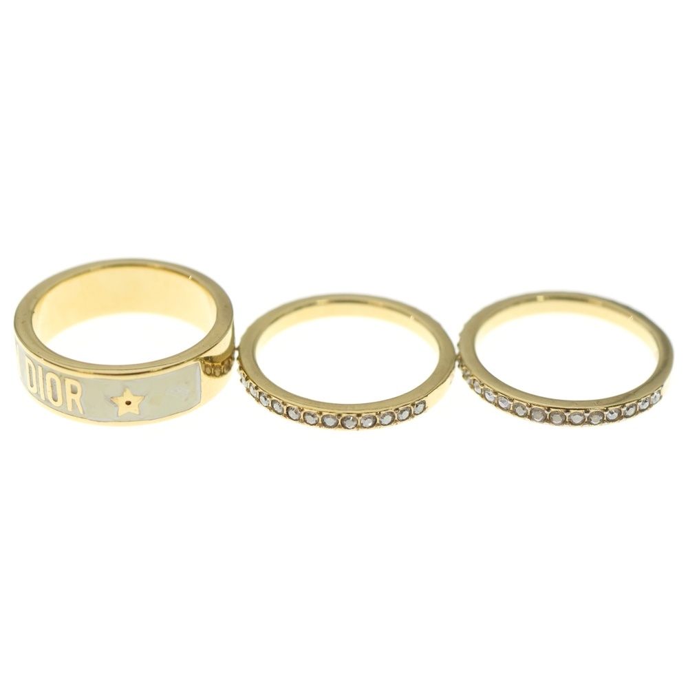 Christian Dior (クリスチャンディオール) ロゴ ストーン Code リング