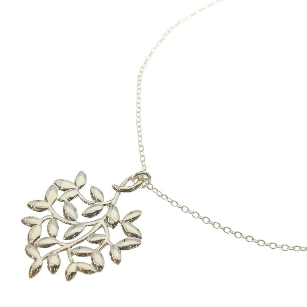 TIFFANY - Co. ティファニー オリーブリーフネックレス ペンダント チェーン シルバー 925