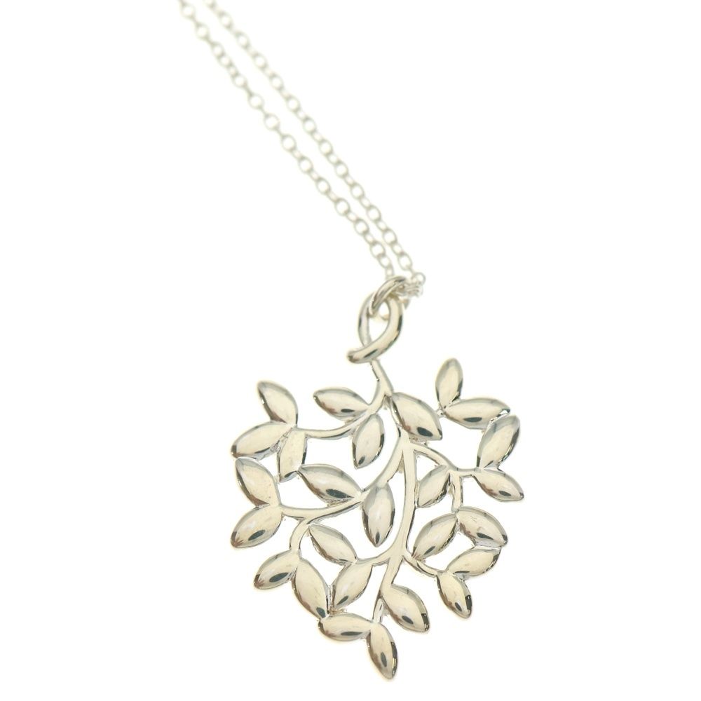  TIFFANY Co ティファニー オリーブリーフネックレス ペンダント チェーン シルバー 925 その他 ヘアアクセサリー