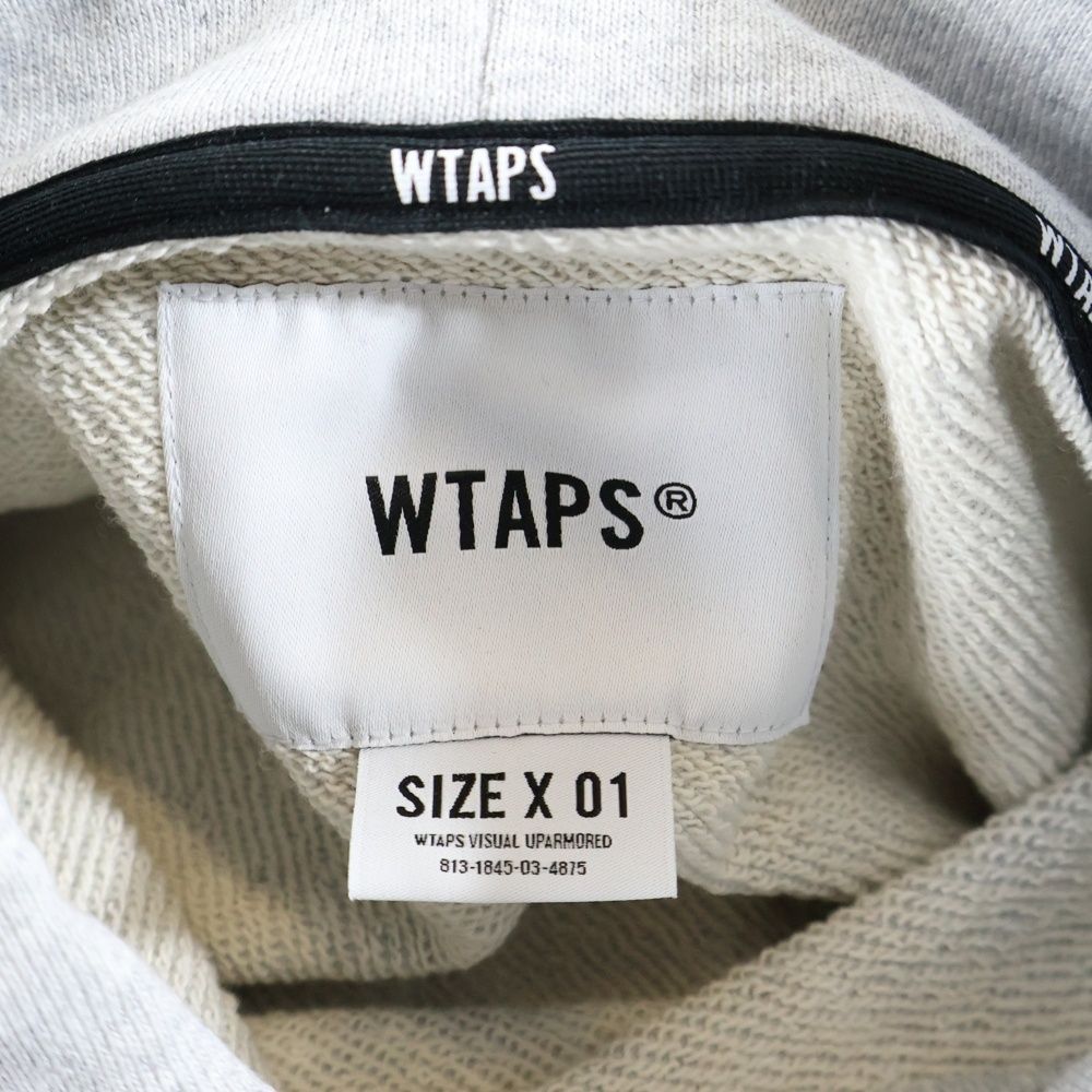 ダブルタップス】トレーナー スウェット ボックスロゴ シンプル グレー