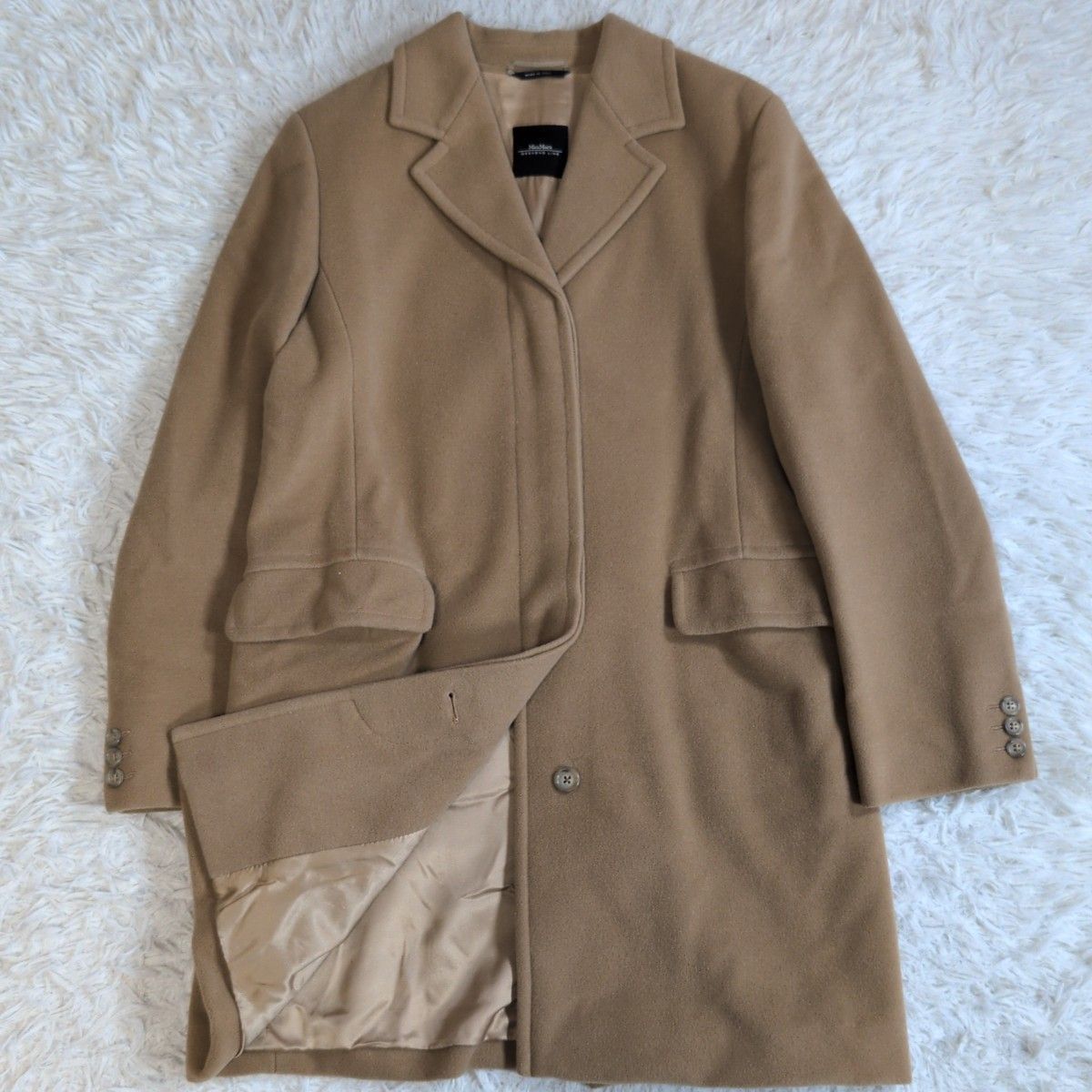 MaxMara WEEKEND ベージュウールコートサイズ40 美品✨マックスマーラウィークエンド MaxMara weekend ウール100